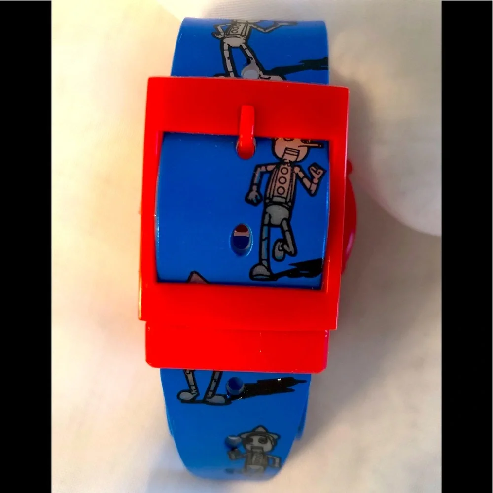 2003 Shrek 2 Red and blue watch by General Mills